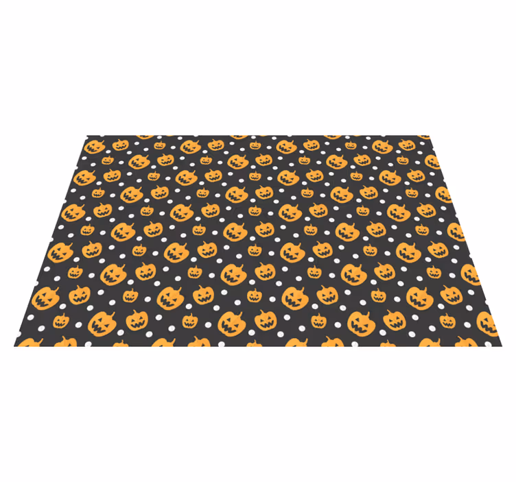 Individual mesa halloween mantel de calabazas - TenVinilo