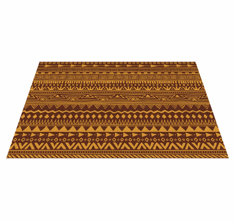 Individual de mesa patrón diseño tribal geométrico - TenVinilo