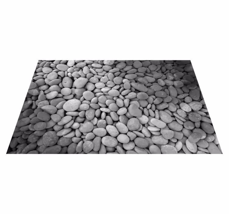 Individual de mesa patrón superficie de guijarros suaves - TenVinilo