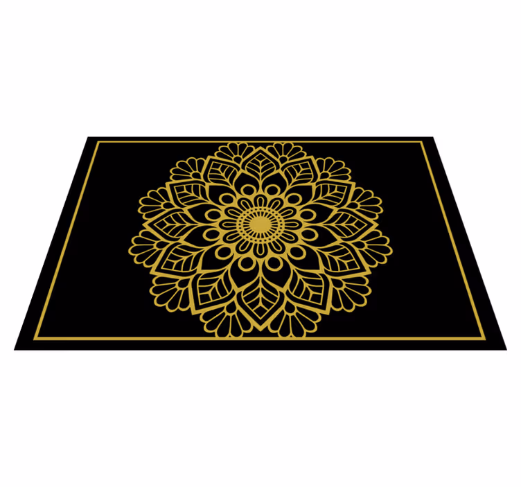 Individual mesa elegante componente botánico gracioso - TenVinilo