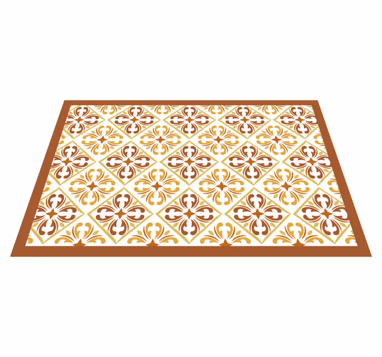Individual de mesa patrón diseño geométrico elegante - TenVinilo