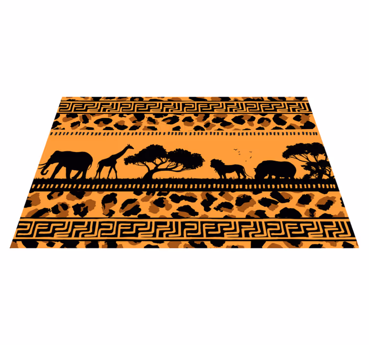 Individual mesa original silueta de animales - TenVinilo