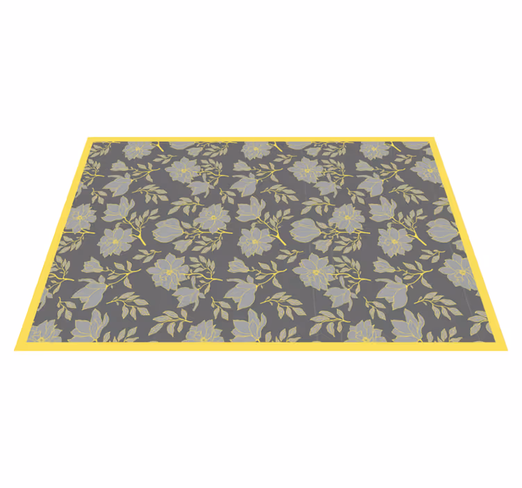 Individual mesa original con estampado floral - TenVinilo
