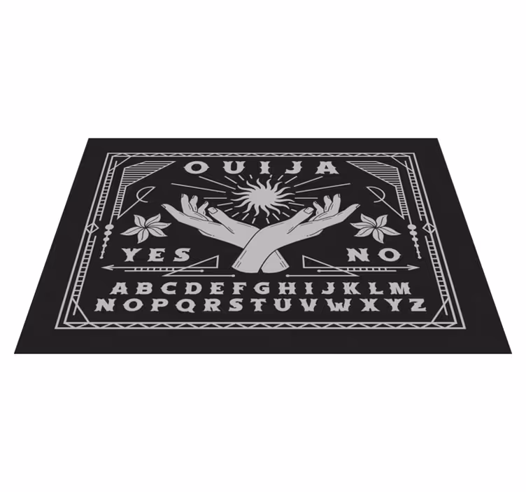 Individual de mesa frase tablero ouija manos - TenVinilo