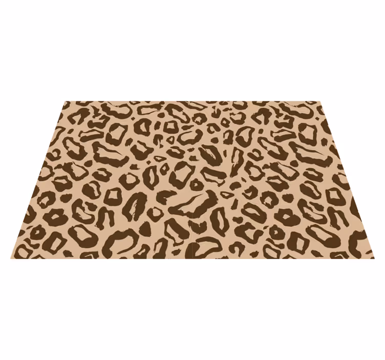 Individual de mesa patrón estilo leopardo - TenVinilo
