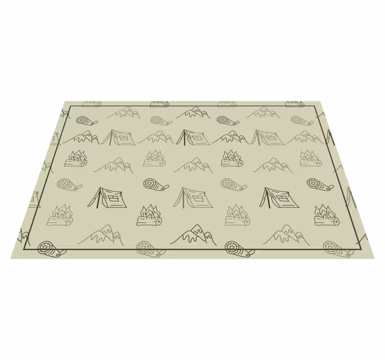 Individual mesa original componentes de aventura camping - TenVinilo