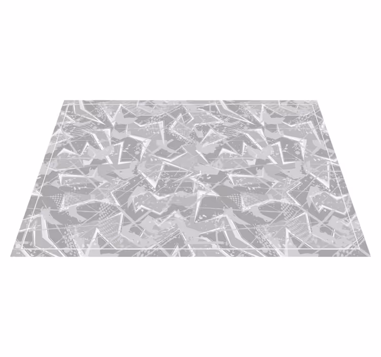 Individual de mesa patrón formas geométricas abstractas - TenVinilo