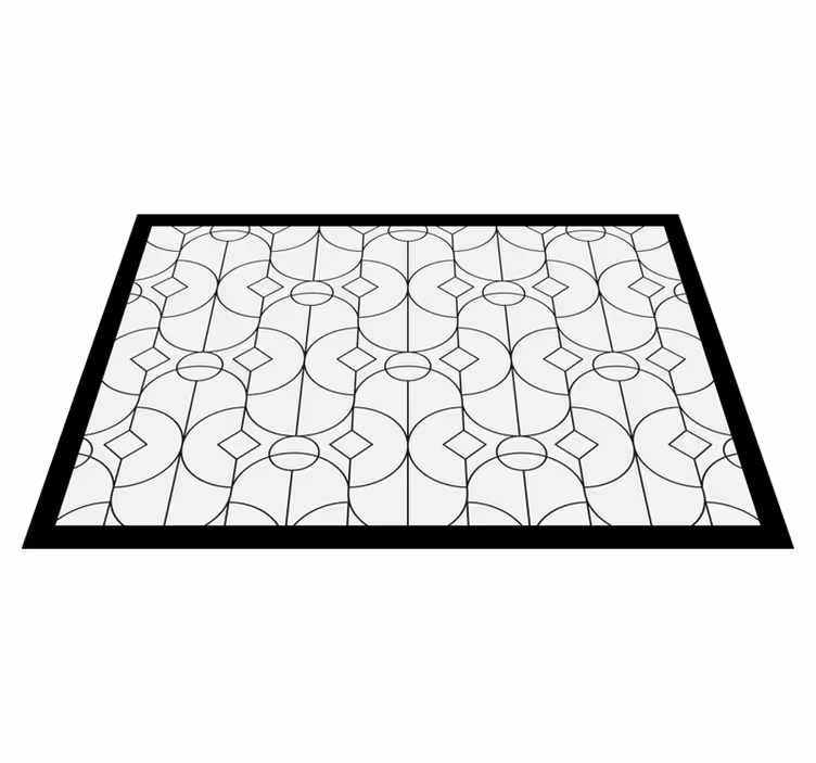 Individual mesa moderno estilo geométrico - TenVinilo