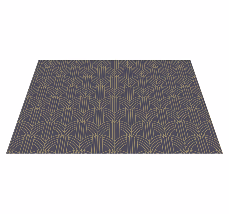 Individual de mesa patrón elemento geométrico elegante - TenVinilo
