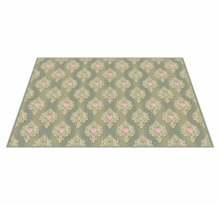 Individual mesa elegante motivo floral gracia - TenVinilo