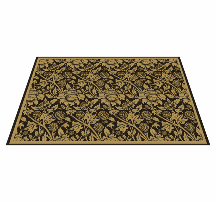 Individual mesa elegante elegancia botánica - TenVinilo