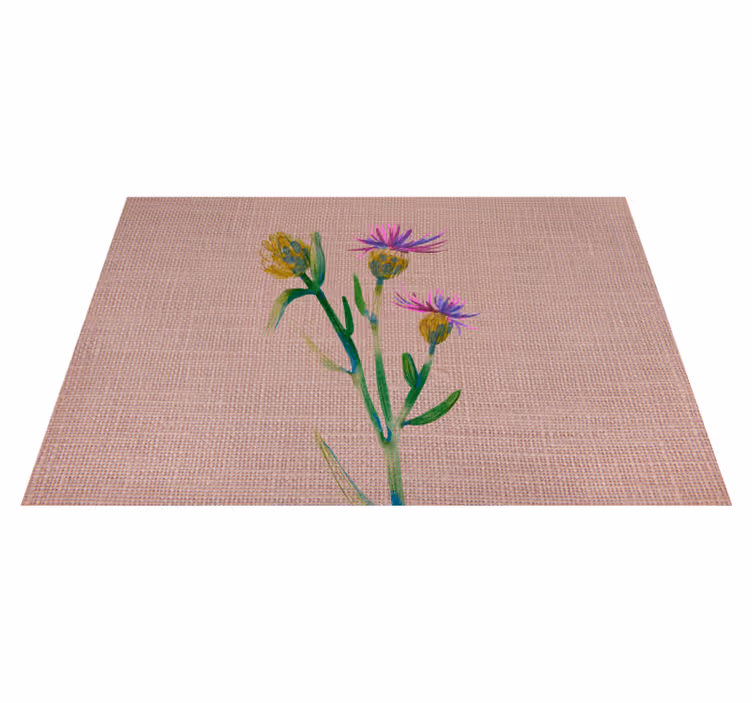 Mantel individual elegante tejido cardo - TenVinilo