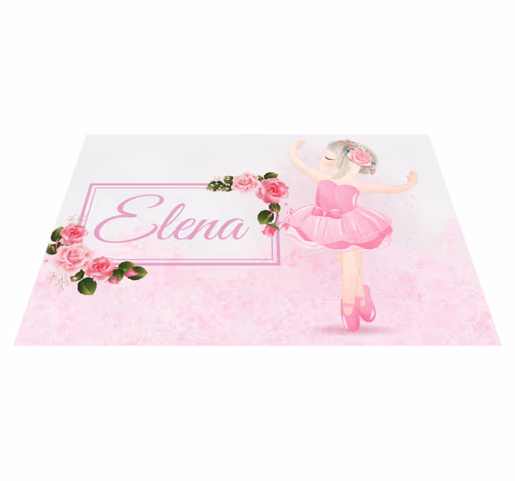 Mantel individual personalizable bailarín de ballet - TenVinilo