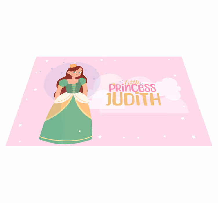 Mantel individual personalizable una pequeña princesa Una pequeña - TenVinilo