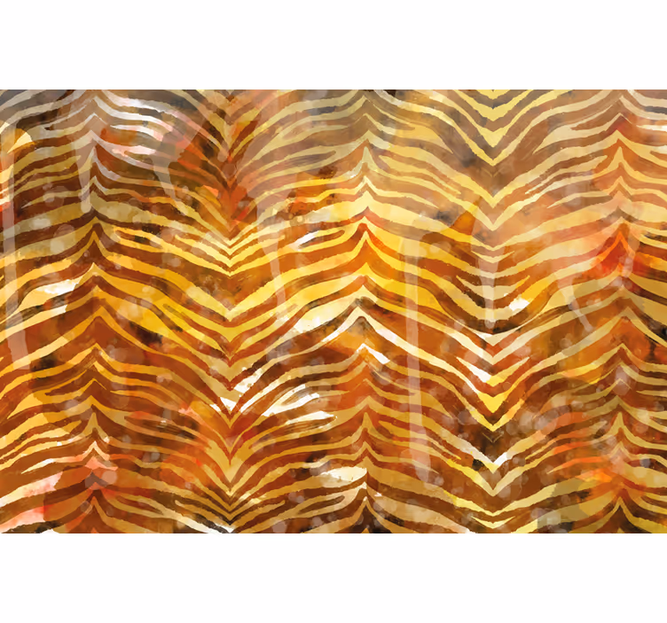 Mural africano zebra acuarela texturizada - TenVinilo