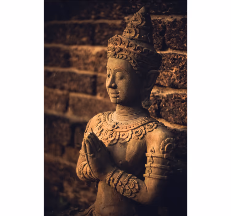 Mural de buda figura en decoración zen - TenVinilo
