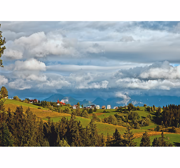 Mural para pasillo paisaje de los tatras - TenVinilo