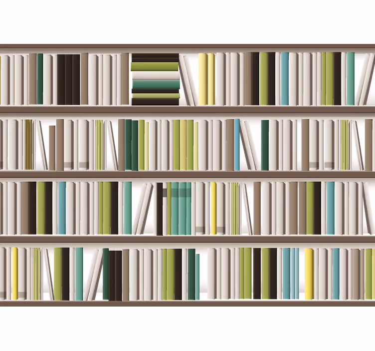 Mural de texturas elegante disposición de libros - TenVinilo