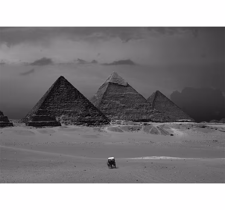 Mural ciudad pirámides de giza - TenVinilo
