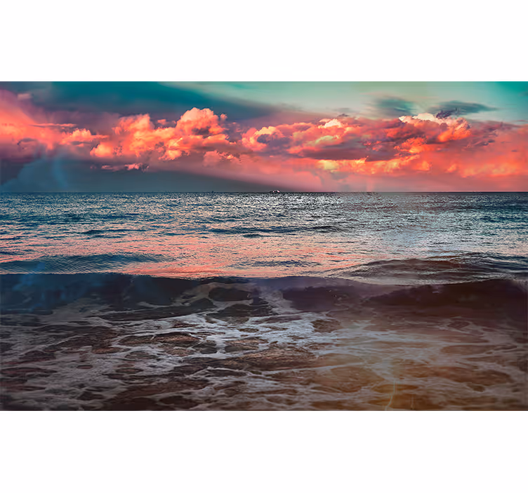 Fotomural mar Polaco junto al mar hel - TenVinilo