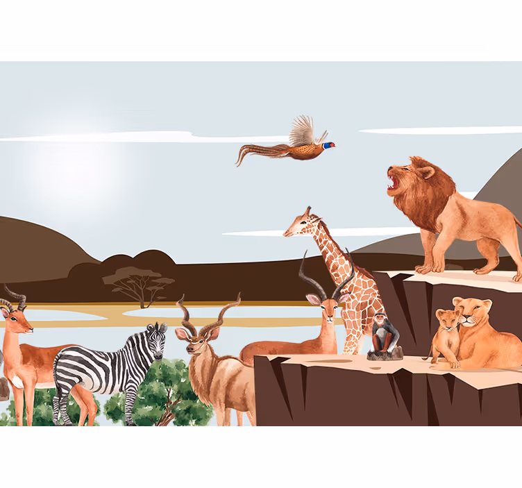 Fotomural animale Selva africana - TenVinilo