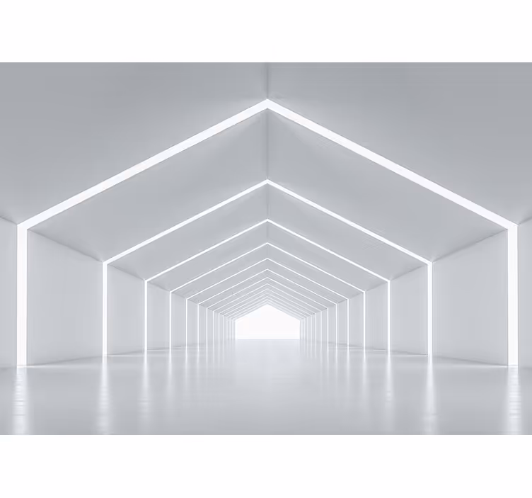 Fotomural 3D Melodías brillantes con espejos - TenVinilo