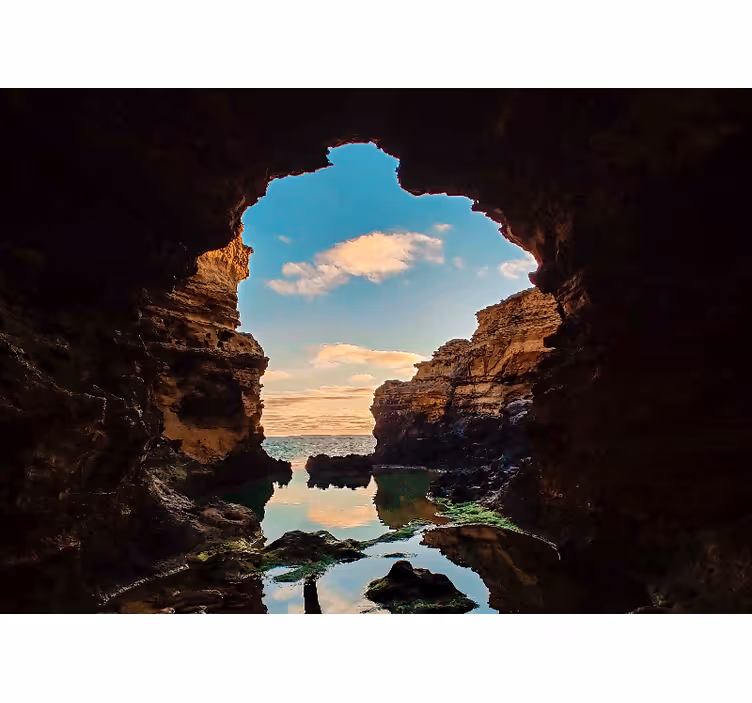 Fotomural naturaleza Salir de una cueva - TenVinilo