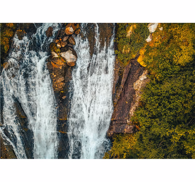 Mural de cascada paisaje de gran cascada - TenVinilo