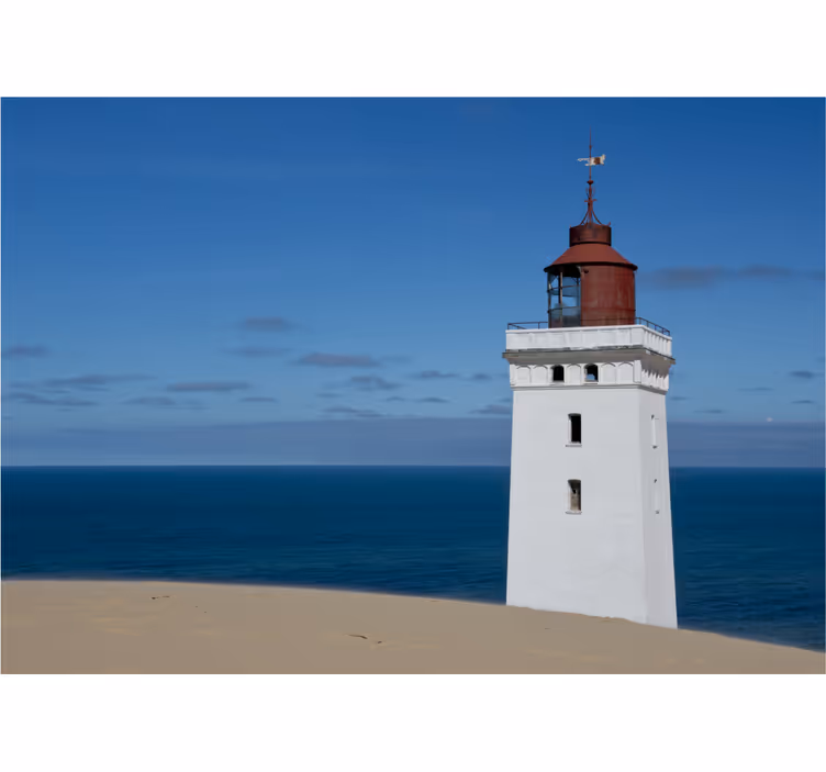 Fotomural ciudad Faro de rubjeerg knude dinamarca - TenVinilo