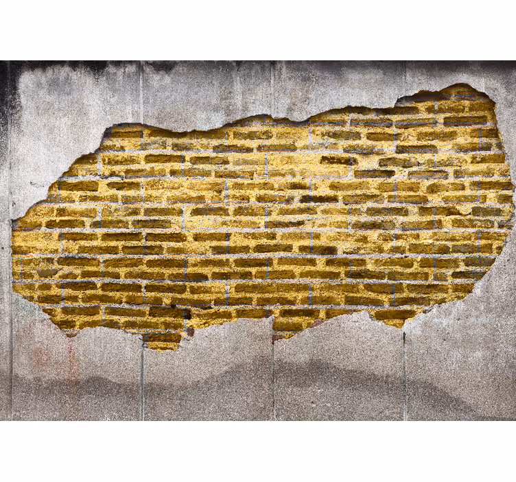 Mural de textura patrón de piedra agrietada - TenVinilo