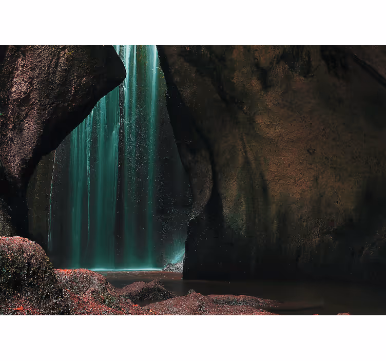 Mural de naturaleza cascada tropical - TenVinilo