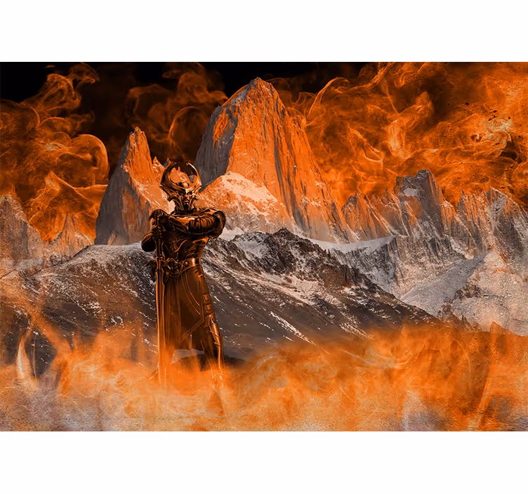 Fotomural fantasía Heimdall el guardián de bifrost - TenVinilo