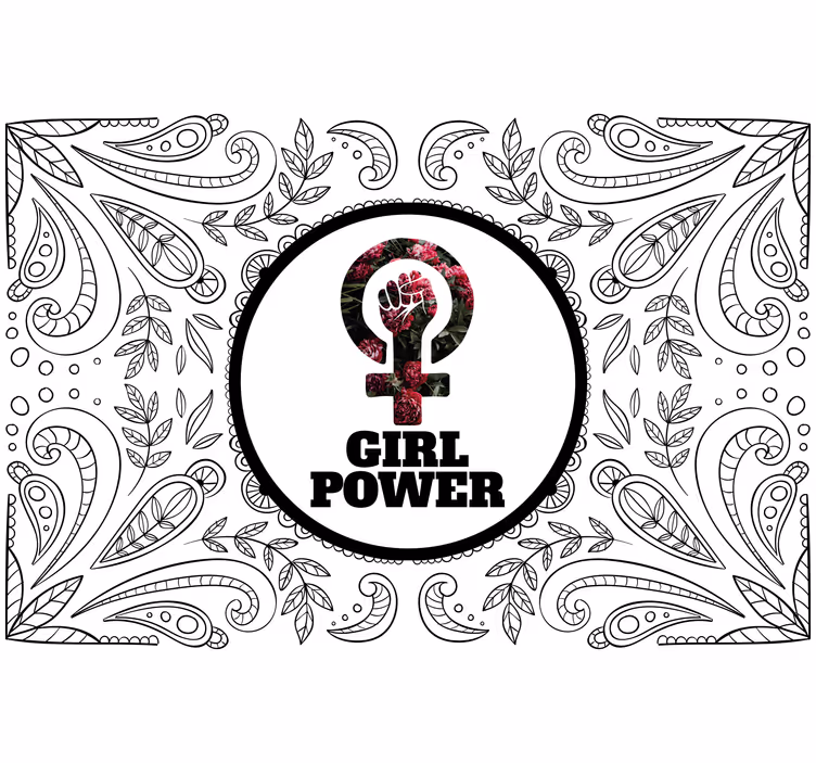 Mural de frases empoderamiento para mujeres - TenVinilo