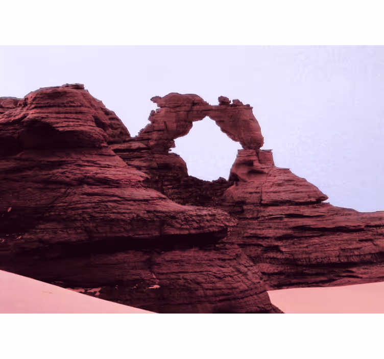 Fotomural desierto Fotografía estética de piedra arenisca - TenVinilo
