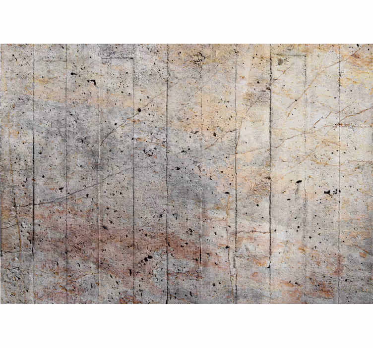 Mural efecto piedra diseño texturizado en concreto - TenVinilo