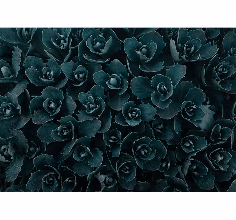 Mural de flores elegante flor de rosa - TenVinilo