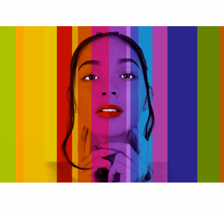 Fotomural retro Arte pop colorido - TenVinilo