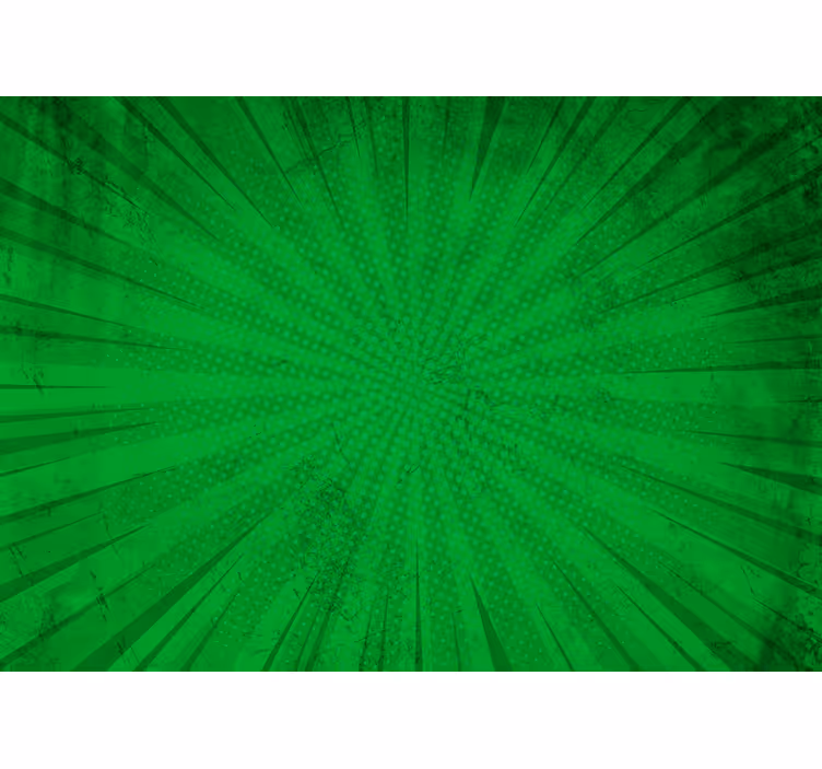 Mural explosión verde dinámica - TenVinilo