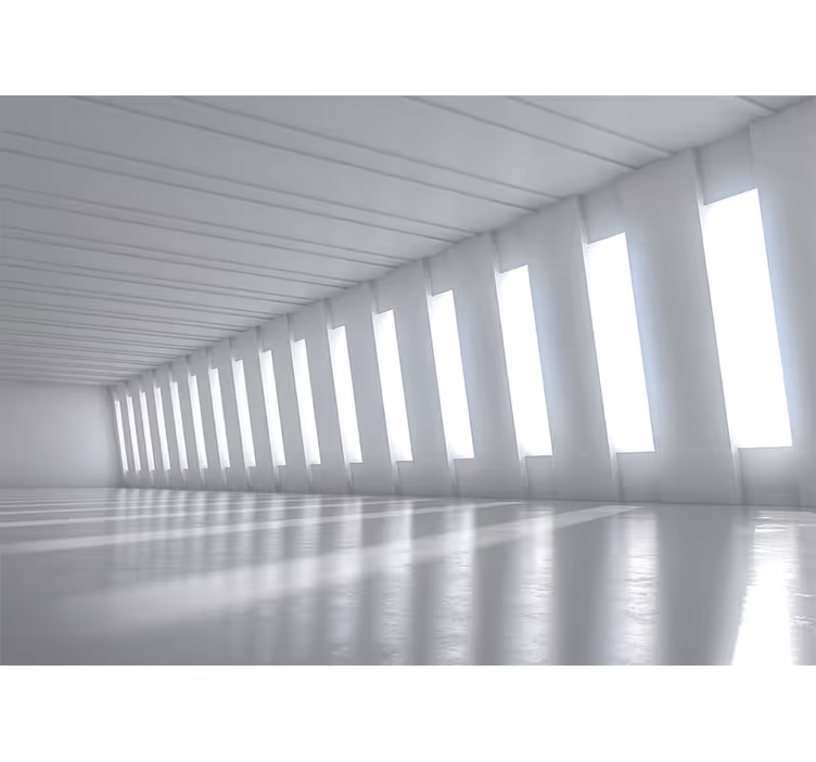 Fotomural 3d espacio brillante minimalista - TenVinilo