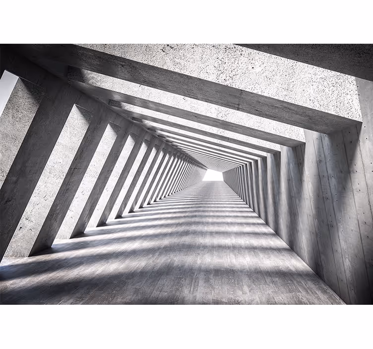 Fotomural 3D Túnel misterioso 3d - TenVinilo