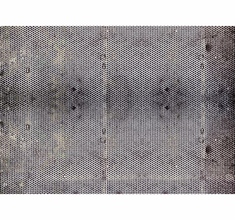 Fotomural texturas metal perforado - TenVinilo