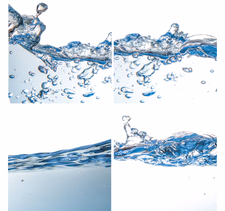 Posavasos textura efecto agua - TenVinilo