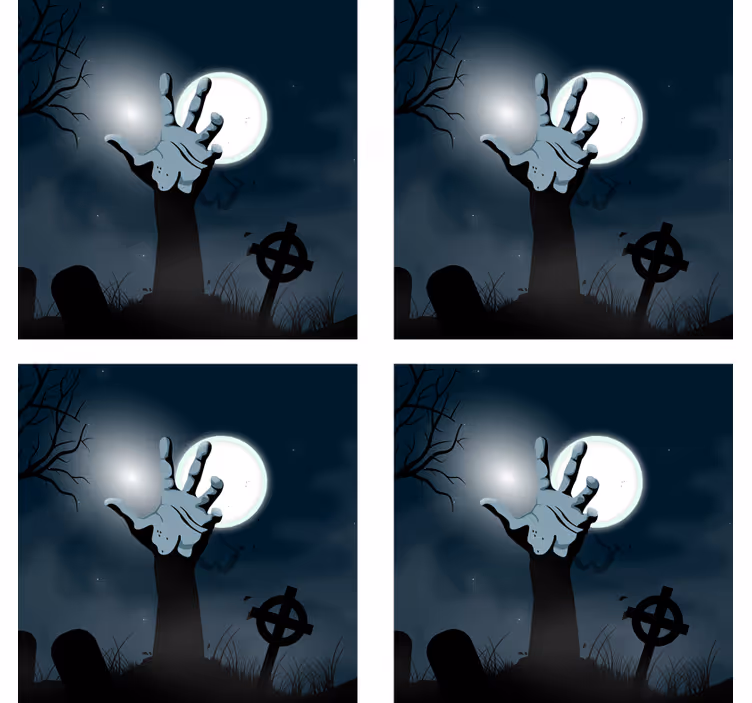 Posavasos halloween mano de cementerio escalofriante - TenVinilo