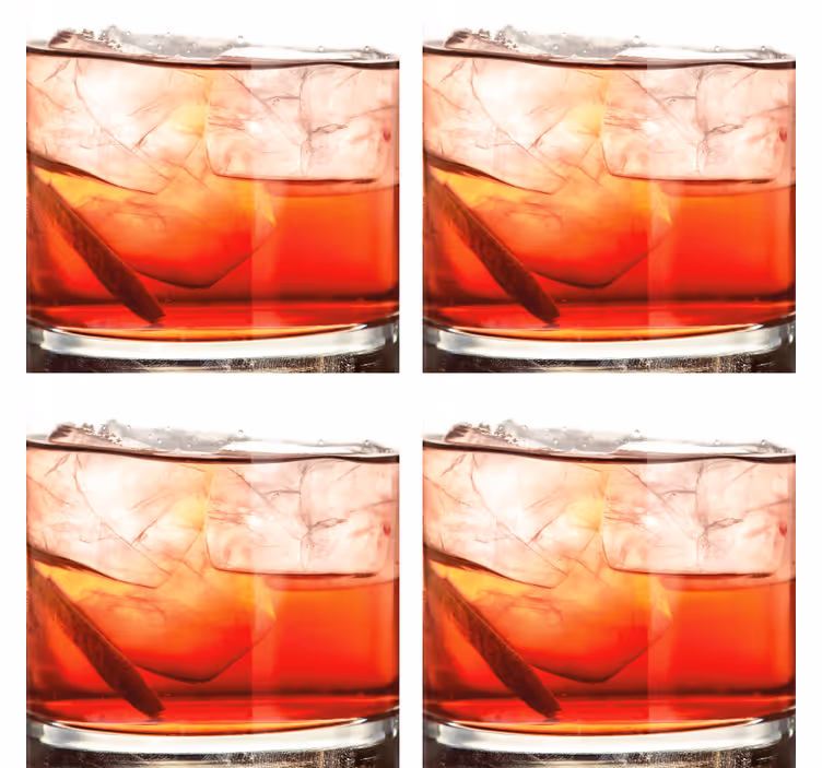 Posavasos cerveza exhibidor de whiskey con hielo - TenVinilo