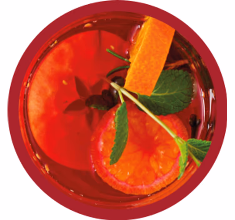 Posavasos cerveza bebida frutal cítrica - TenVinilo