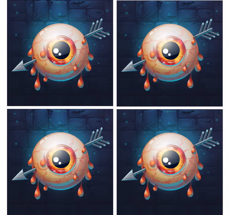 Posavasos de halloween de ojos de miedo - TenVinilo