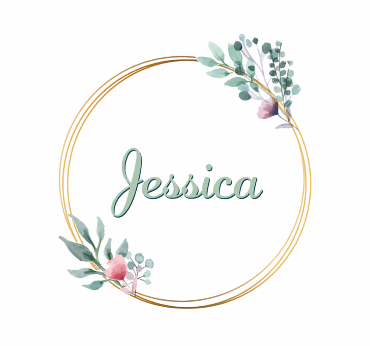 Flores delicadas con oro más posavasos - TenVinilo