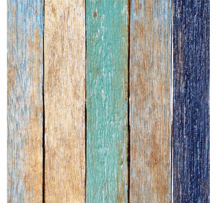 Posavasos textura Madera azul degradada - TenVinilo