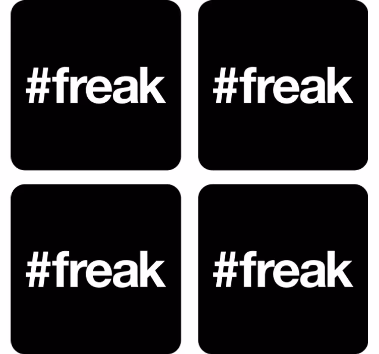 Posavasos frikis Monstruo del hashtag - TenVinilo