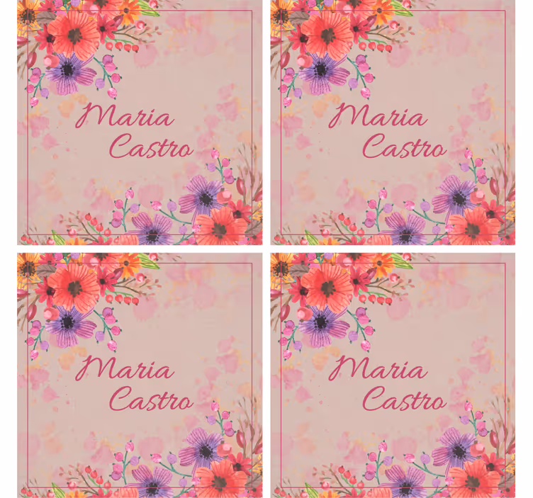 Posavasos con foto Prado rosado - TenVinilo